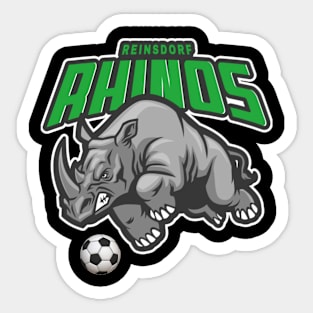 ⚽ Reinsdorf Rhinos, Let's Go! Imaginary Soccer Team Spirit Sticker